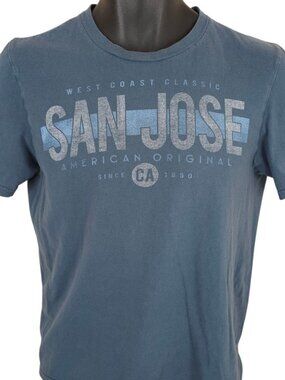 San Jose T Shirt Mens Size Small Blue Travel Destination Souvenir Tee